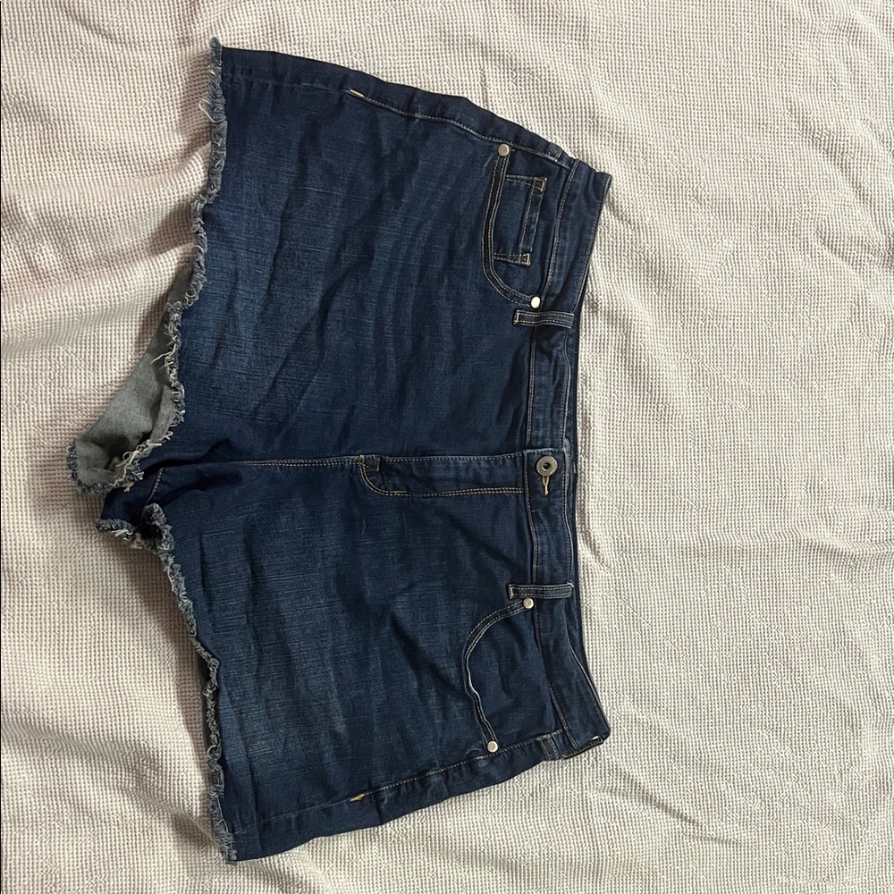 Torrid Dark Blue Jean Shorts 22